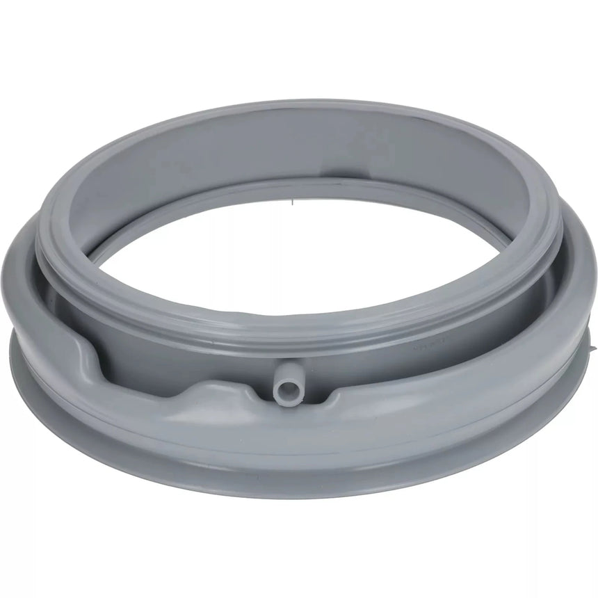 Gray rubber gasket on a white background