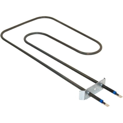Heating element with two leads on a white background