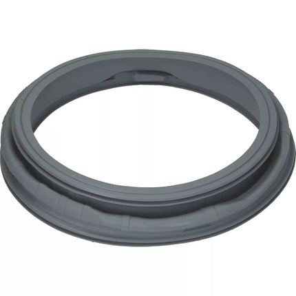 Gray rubber gasket on a white background