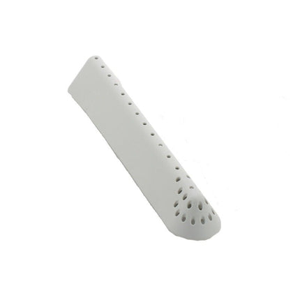 Black metal bracket on a white background