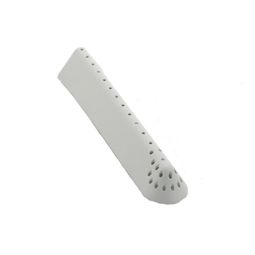 Black metal bracket on a white background