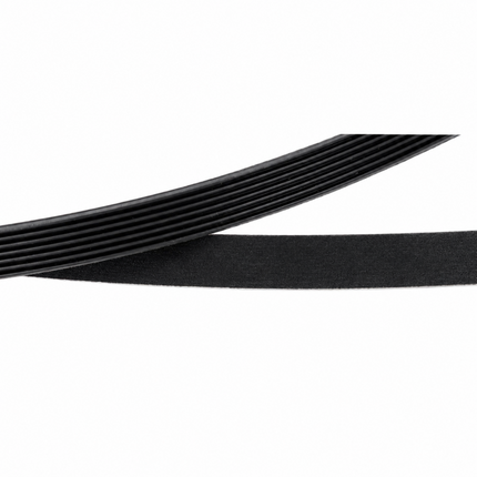 Black belt strap on a white background