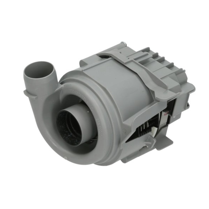 Gray mechanical component on a white background