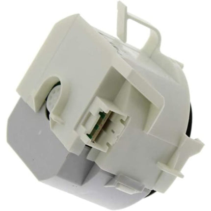 White mechanical switch or control panel on a white background